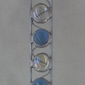 Garden Decoration Glass Blue/Clear